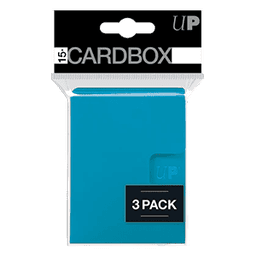 3 Ultra Pro 15+ Card Box (Light Blue)