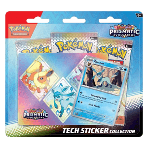 Prismatic Evolutions: Glaceon Tech Sticker Collection