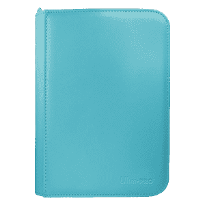 Ultra-Pro Vivid 4-Pocket Zippered PRO-Binder (Light Blue)