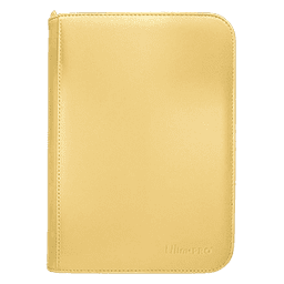 Ultra-Pro Vivid 4-Pocket Zippered PRO-Binder (Yellow)