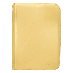 Ultra-Pro Vivid 4-Pocket Zippered PRO-Binder (Yellow)