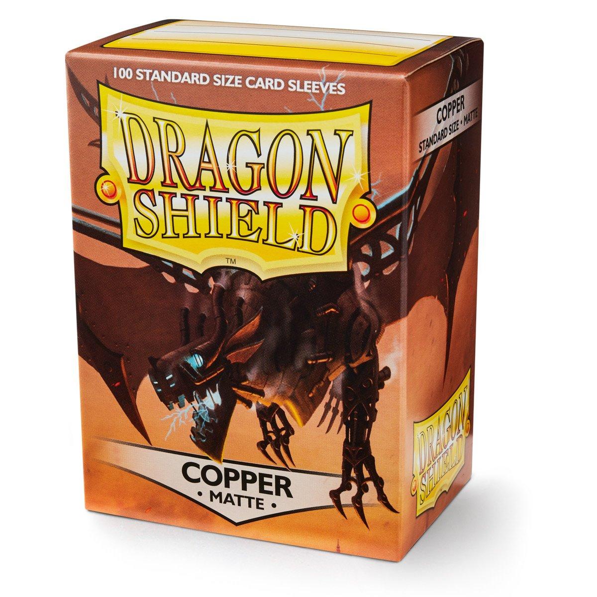 100 Dragon Shield Sleeves - Matte (Copper)