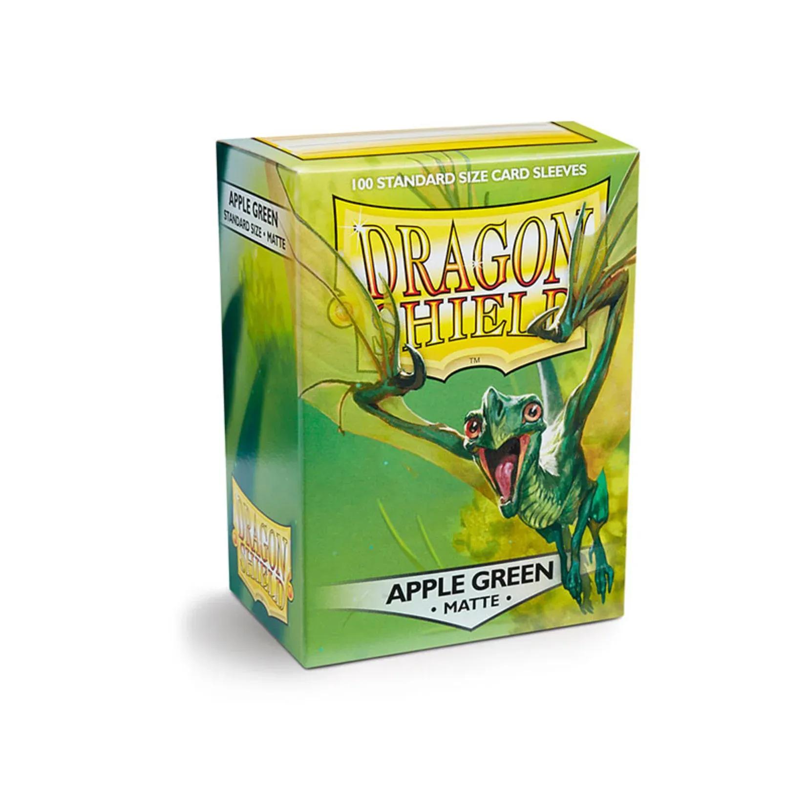 100 Dragon Shield Sleeves - Matte Apple Green