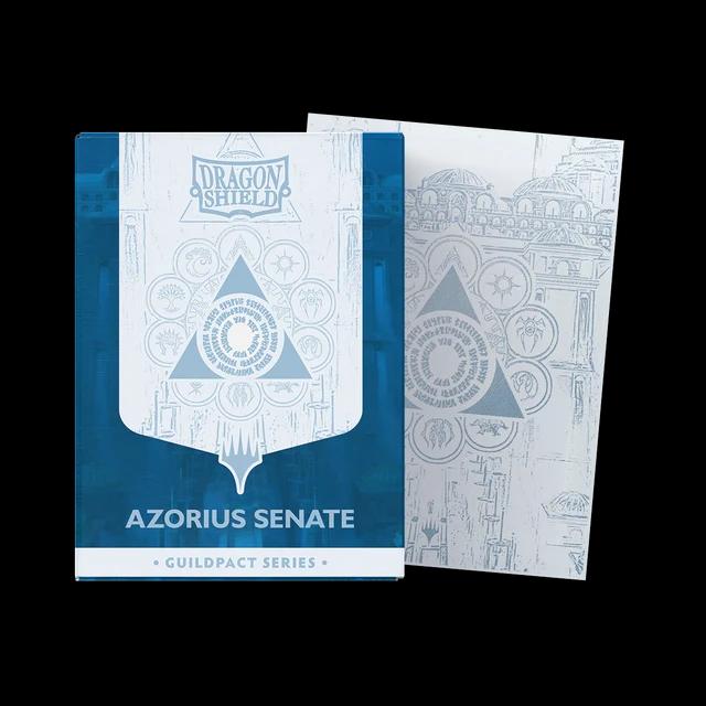 100 Dragon Shield Sleeves - Azorius Senate
