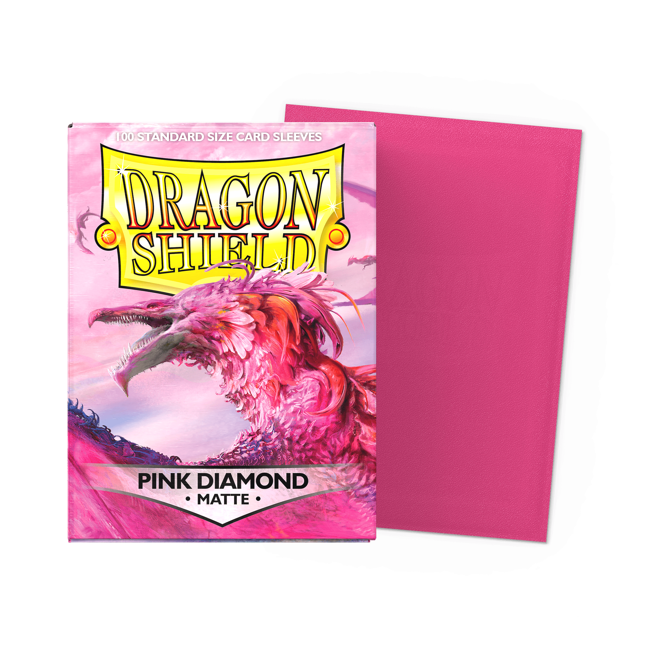 100 Dragon Shield Sleeves (Matte Pink)