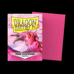 100 Dragon Shield Sleeves (Matte Pink Diamond)