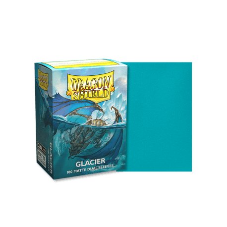 100 Dragon Shield Sleeves (Matte Dual Glacier)