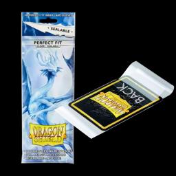 100 Dragon Shield Perfect Fit Sealable Sleeves - Clear
