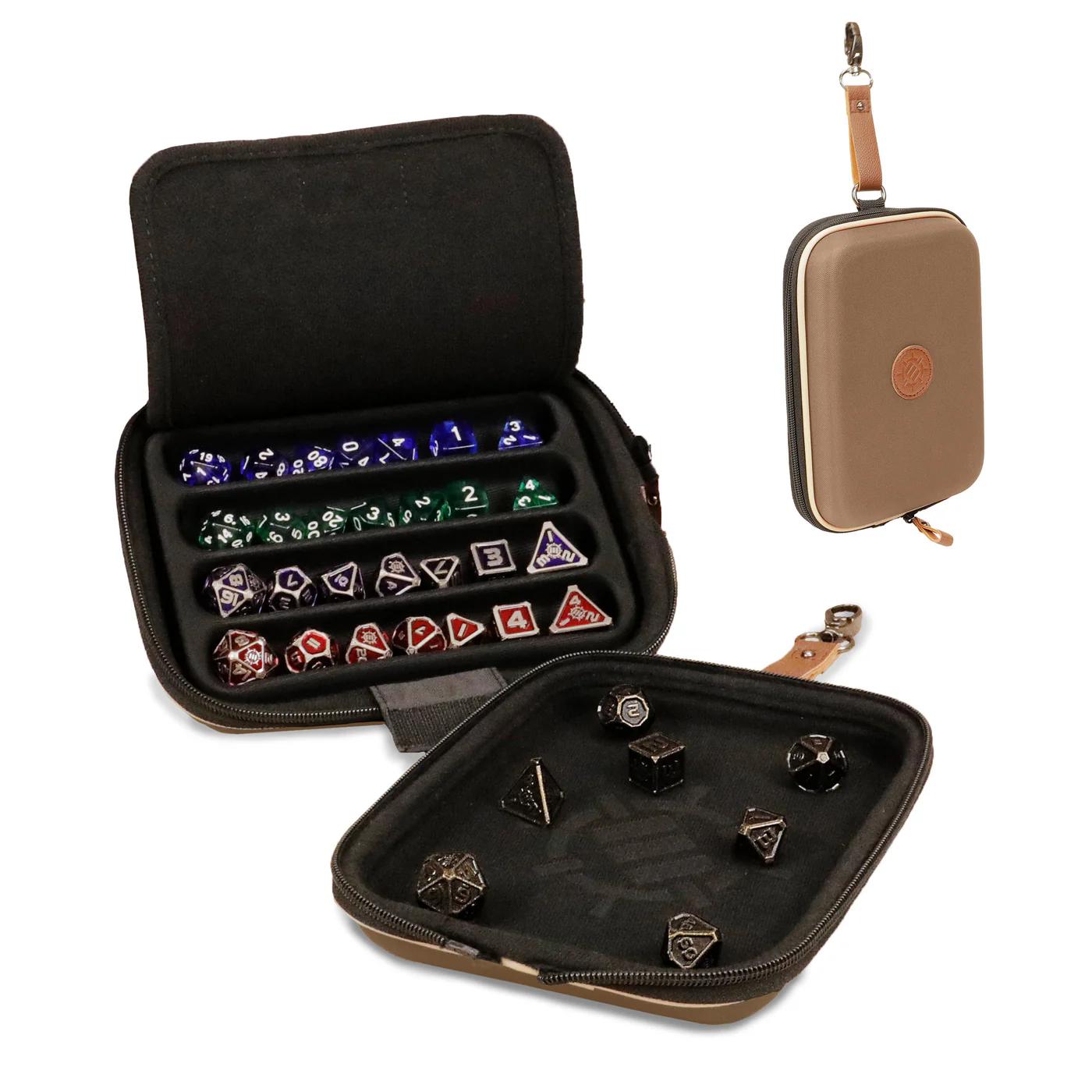 ENHANCE Designer Edition Dice Case & Tray Tan
