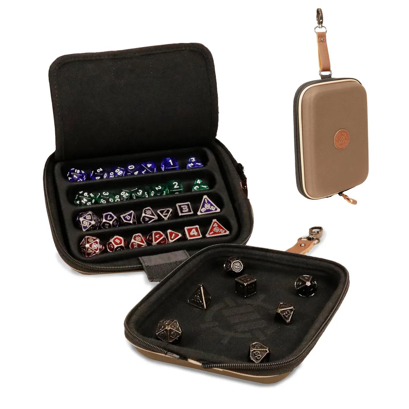 ENHANCE Designer Edition Dice Case & Tray Tan
