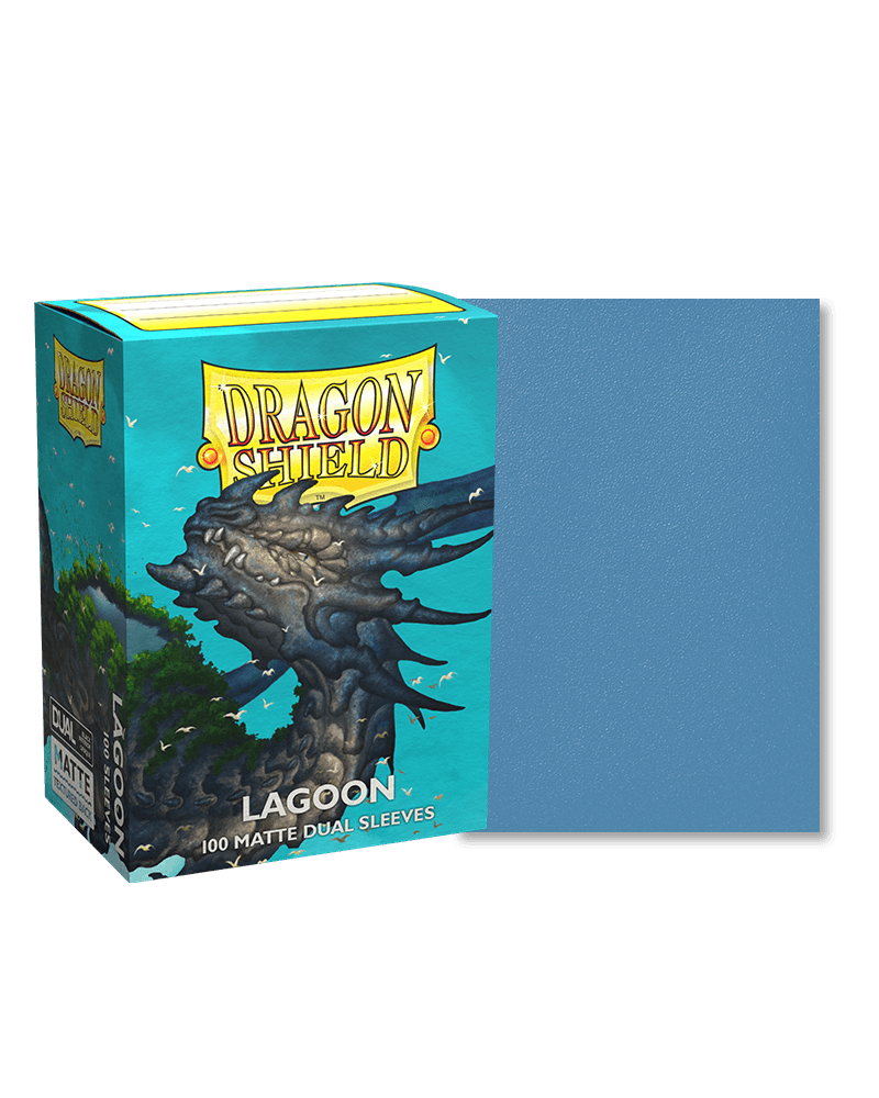 100 Dragon Shield Sleeves (Matte Dual Lagoon)