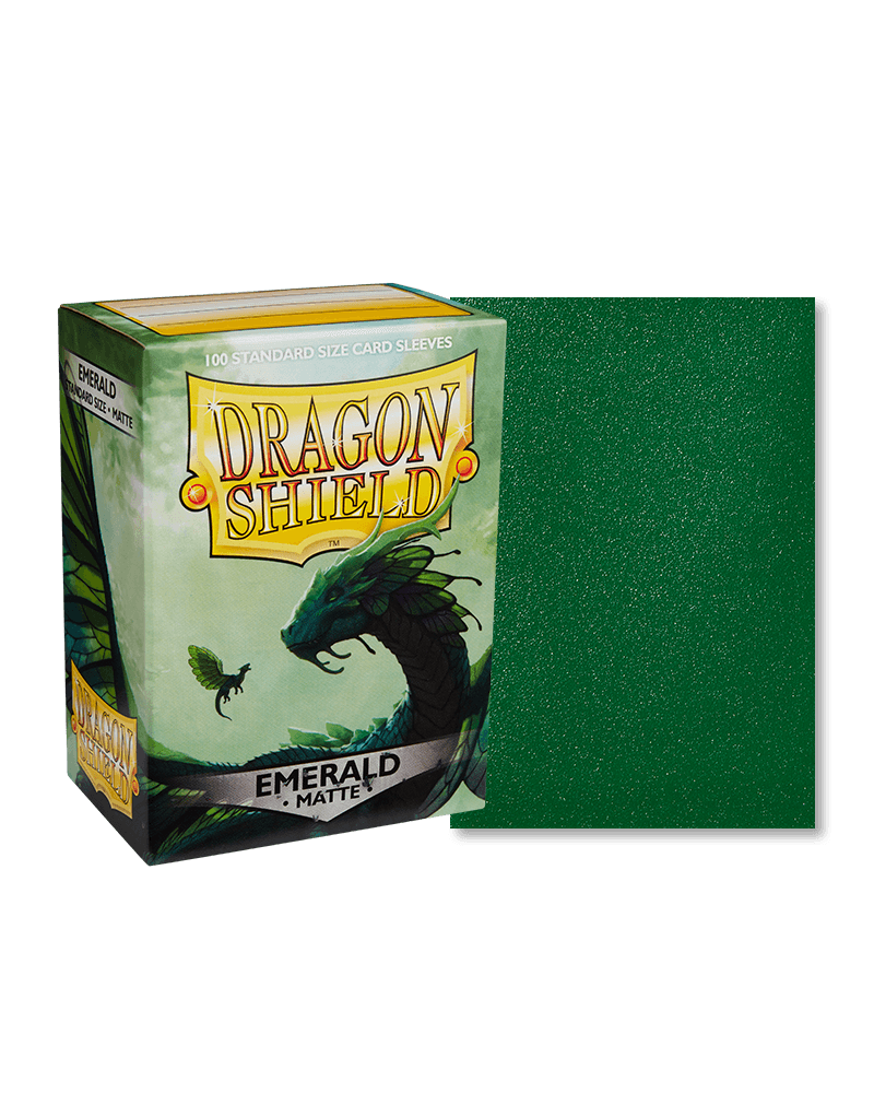 100 Dragon Shield Sleeves (Matte Emerald)