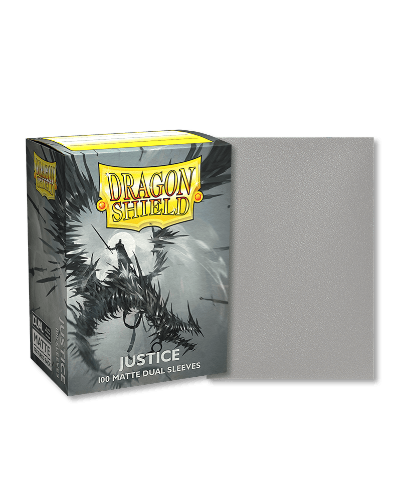 100 Dragon Shield Sleeves - Dual Matte Justice