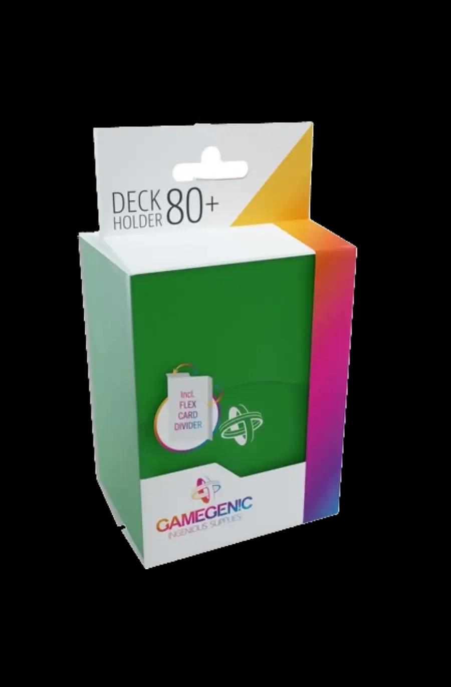 Gamegenic Deck Holder 80+ Deck Box (Green)