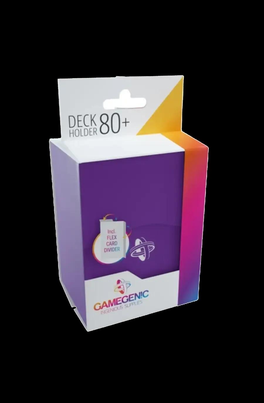 Gamegenic Deck Holder 80+ Deck Box (Purple)