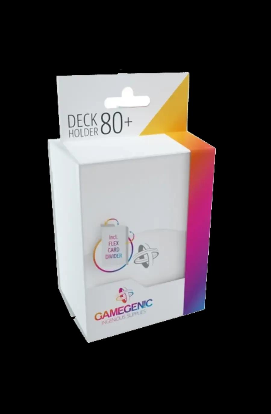 Gamegenic Deck Holder 80+ Deck Box (White)