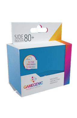 Gamegenic Side Holder 80+ Deck Box (Blue)