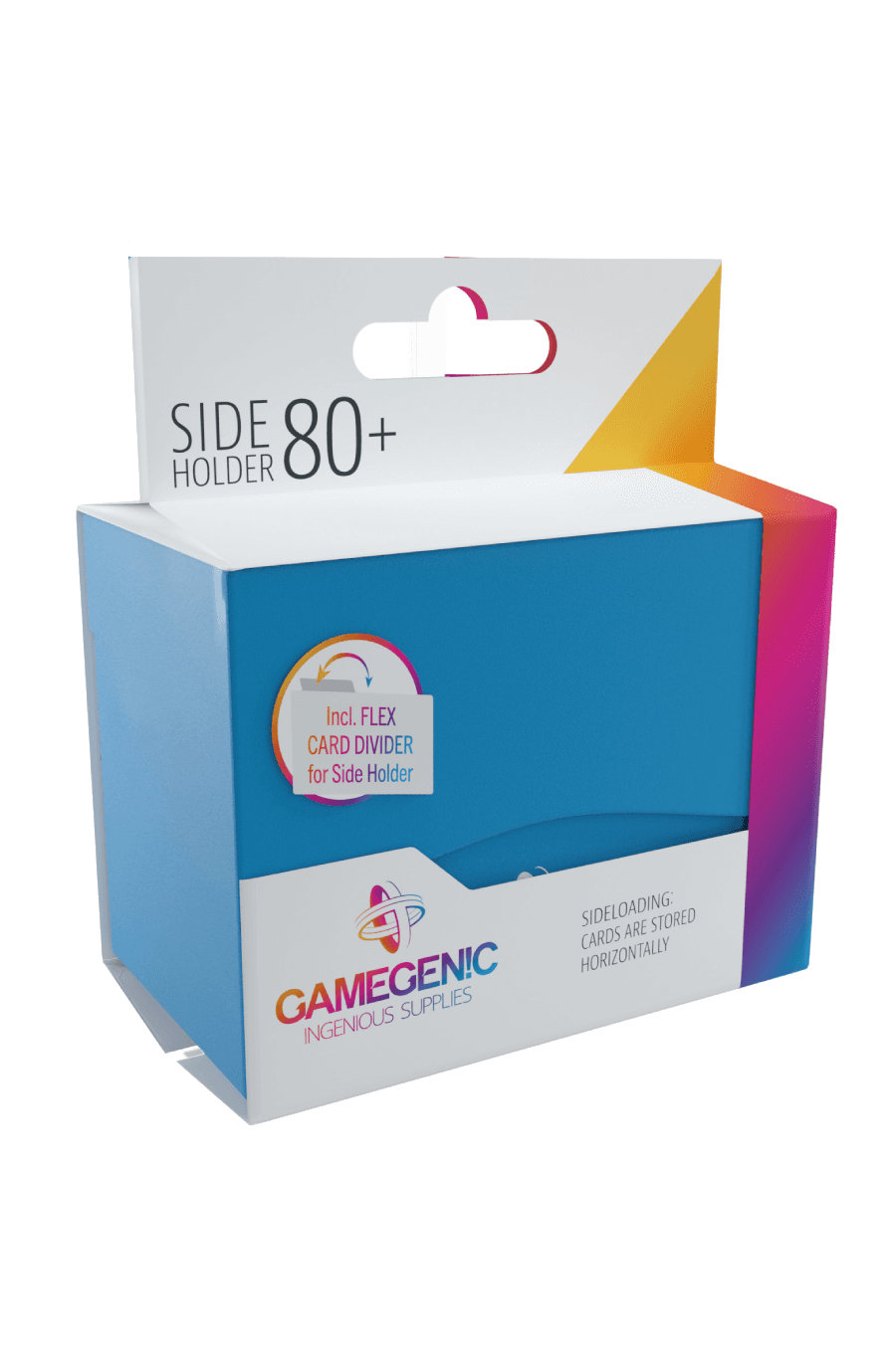 Gamegenic Side Holder 80+ Deck Box (Blue)