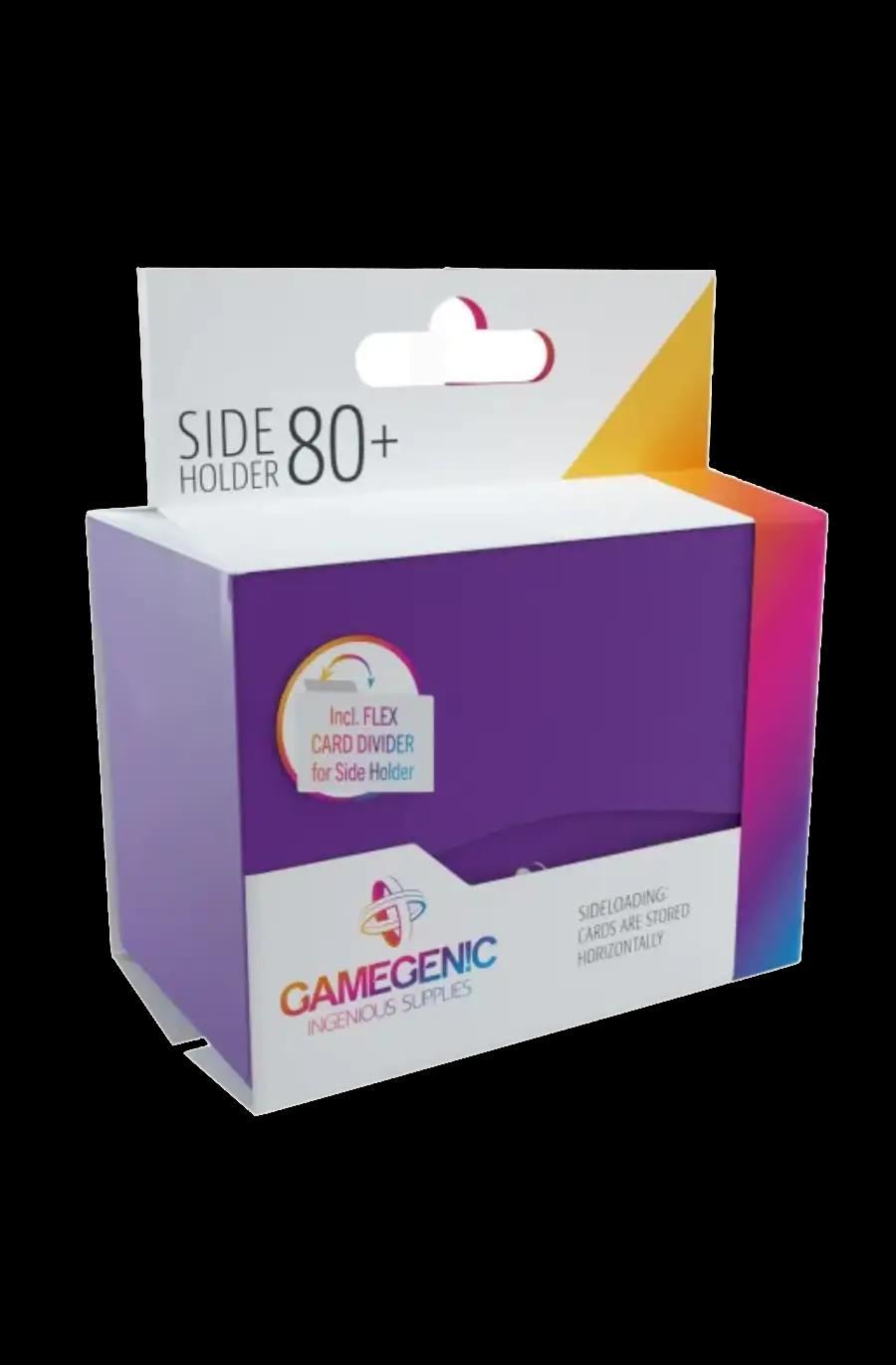 Gamegenic Side Holder 80+ Deck Box (Fioletowe)