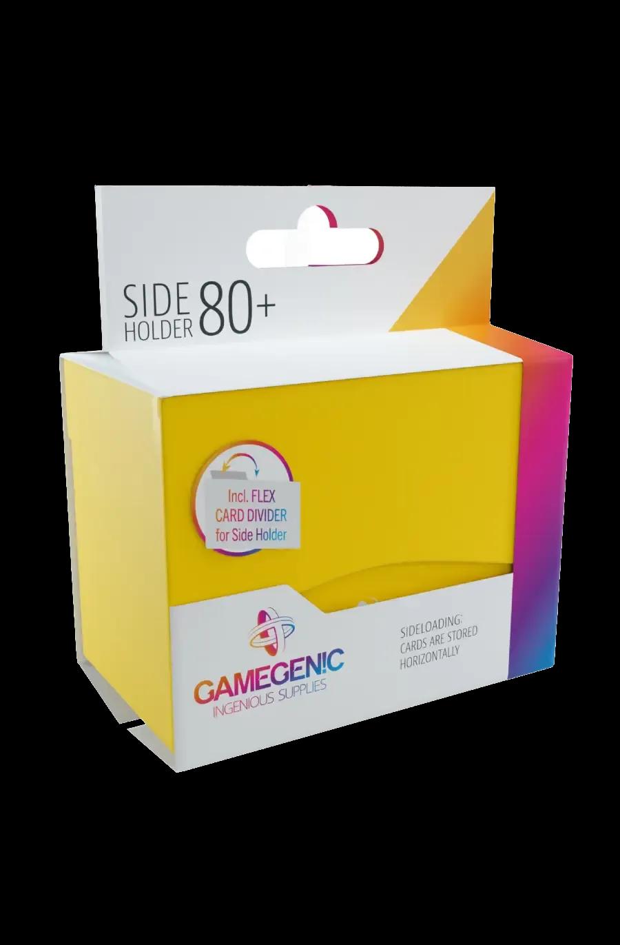Gamegenic Side Holder 80+ Deck Box (Yellow)