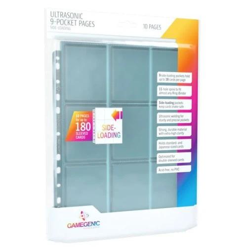 10 Gamegenic Ultrasonic 9-Pocket Side-Loading Pages