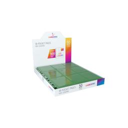 50 Gamegenic 18-Pocket Side-Loading Pages (Green)
