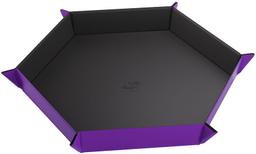 Gamegenic: Magnetic Dice Tray - Hexagonal - Black/Purple