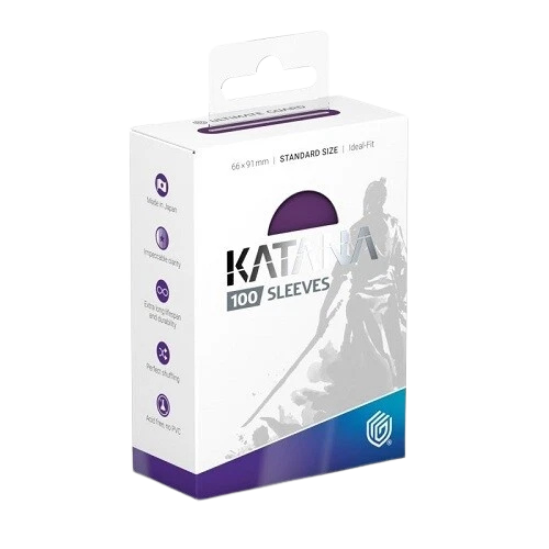 100 Ultimate Guard Katana Sleeves (Iris Bloom)