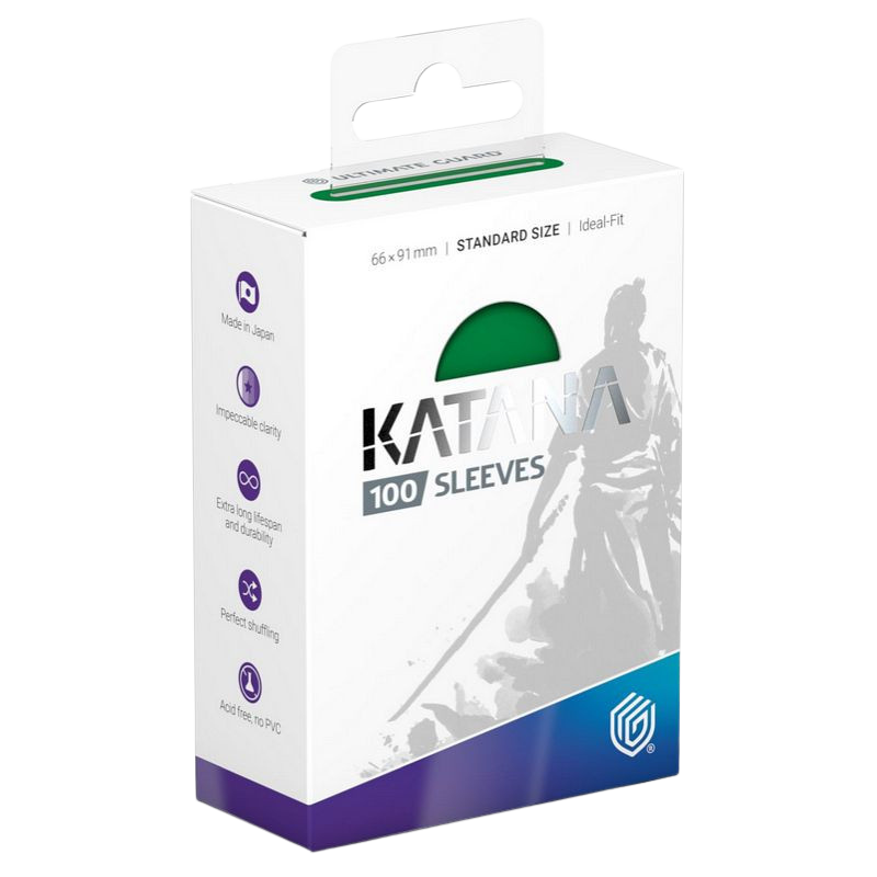 100 Ultimate Guard Katana Sleeves (Jade Garden)