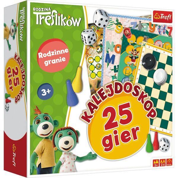 Kalejdoskop 25 gier - Rodzina Treflików