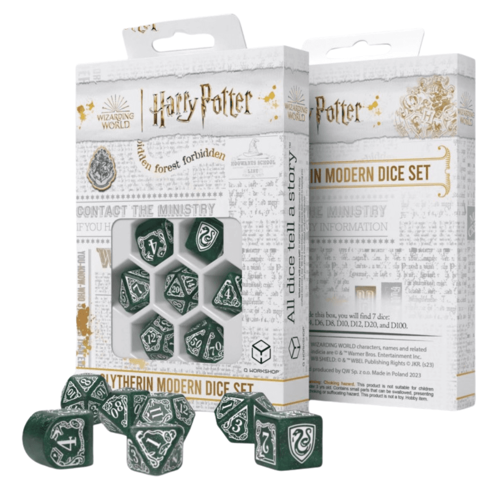 Harry Potter: Zestaw kości - Modern Slytherin - Zielony