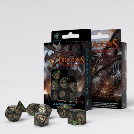 Dragon Dice Set: Nephrite