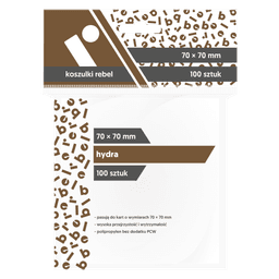 Koszulki na karty Rebel (70x70 mm) "Hydra", 100 sztuk