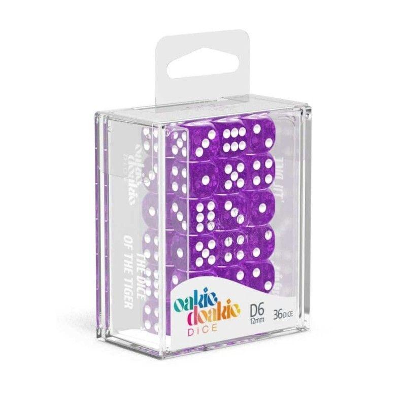Oakie Doakie Dice D6 Speckled-Purple 36