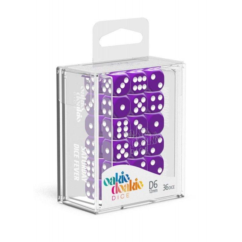 Oakie Doakie Dice D6 Solid-Purple 36