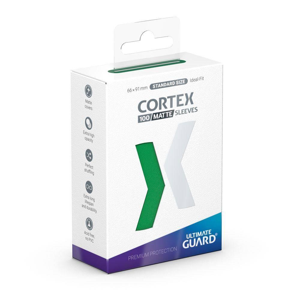100 Ultimate Guard Cortex Matte Sleeves (Green)