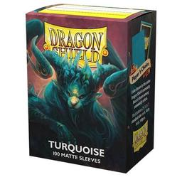 100 Dragon Shield Sleeves (Matte Turquoise)