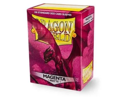100 Dragon Shield Sleeves (Matte Magenta)