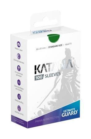 100 Ultimate Guard Katana Sleeves (Green)