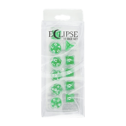 Eclipse 11 Dice Set: Forest Green