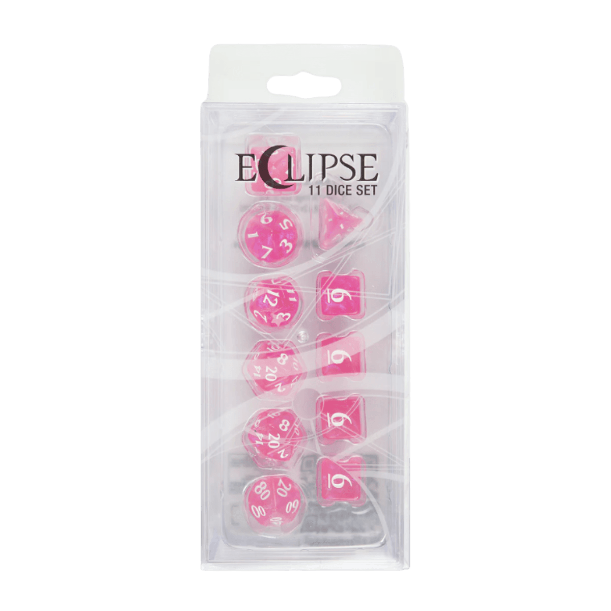 Eclipse 11 Dice Set: Hot Pink