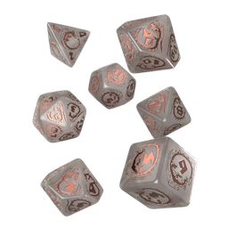Komplet kości: Dragons Dice Set - Quartz