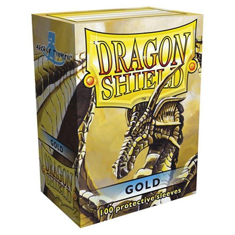 100 Dragon Shield Sleeves (Classic Gold)