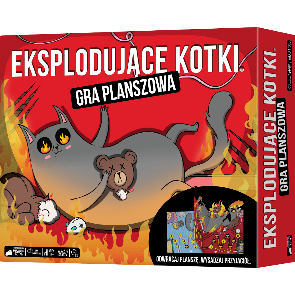 Eksplodujące Kotki: Gra planszowa