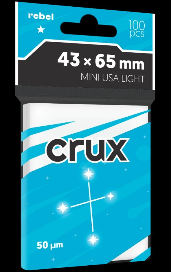 Koszulki na karty Rebel (43x65 mm) Crux Light, 100 sztuk
