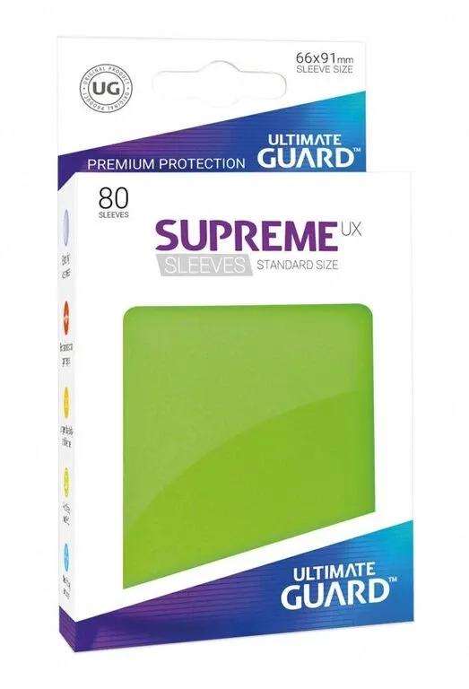 80 Ultimate Guard Supreme UX Sleeves (Light Green)