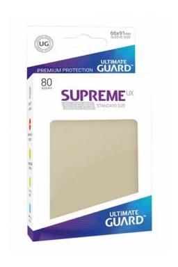 80 Ultimate Guard Supreme UX Sleeves (Sand)