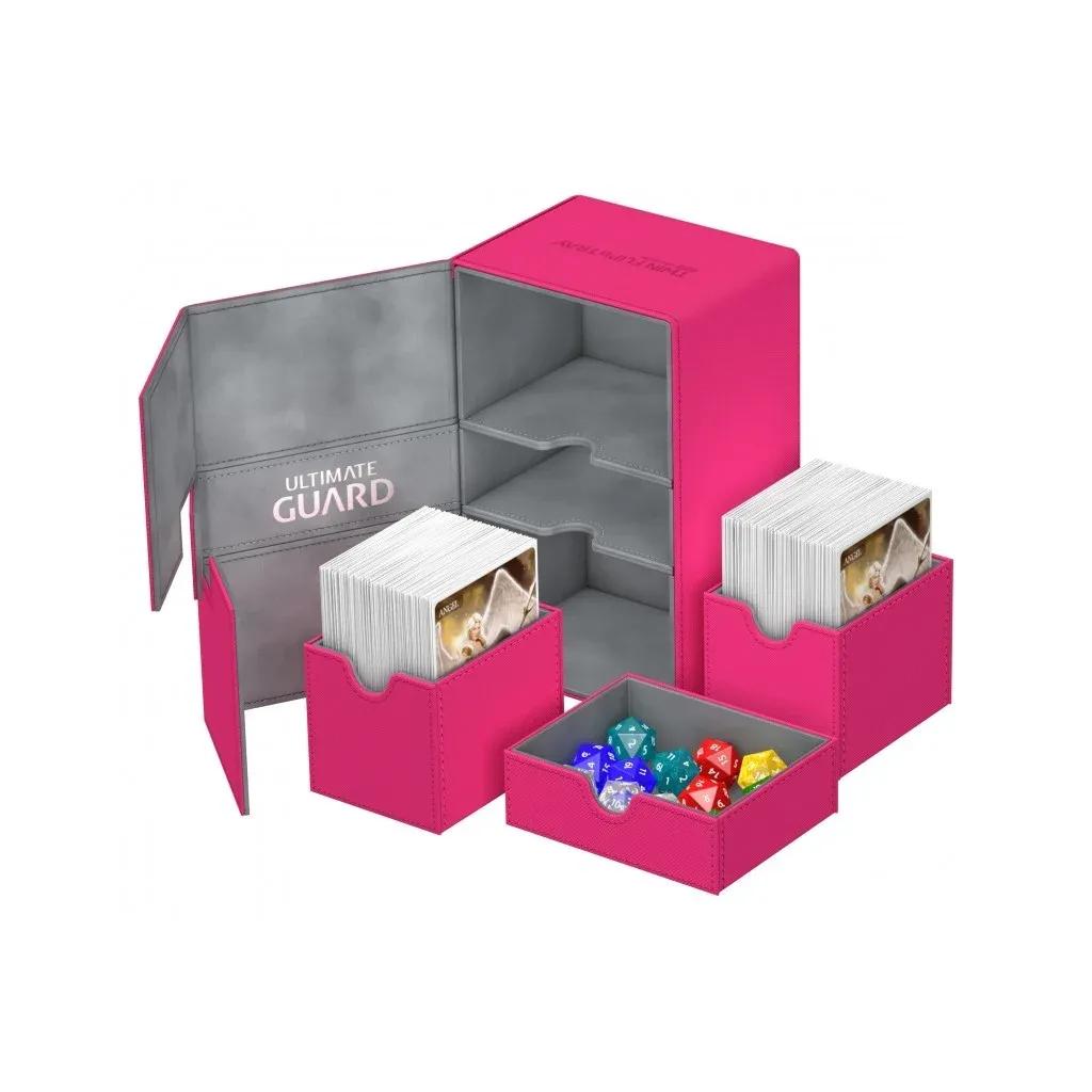 Ultimate Guard Twin Flip'n'Tray Deck Case 160+ (Pink)