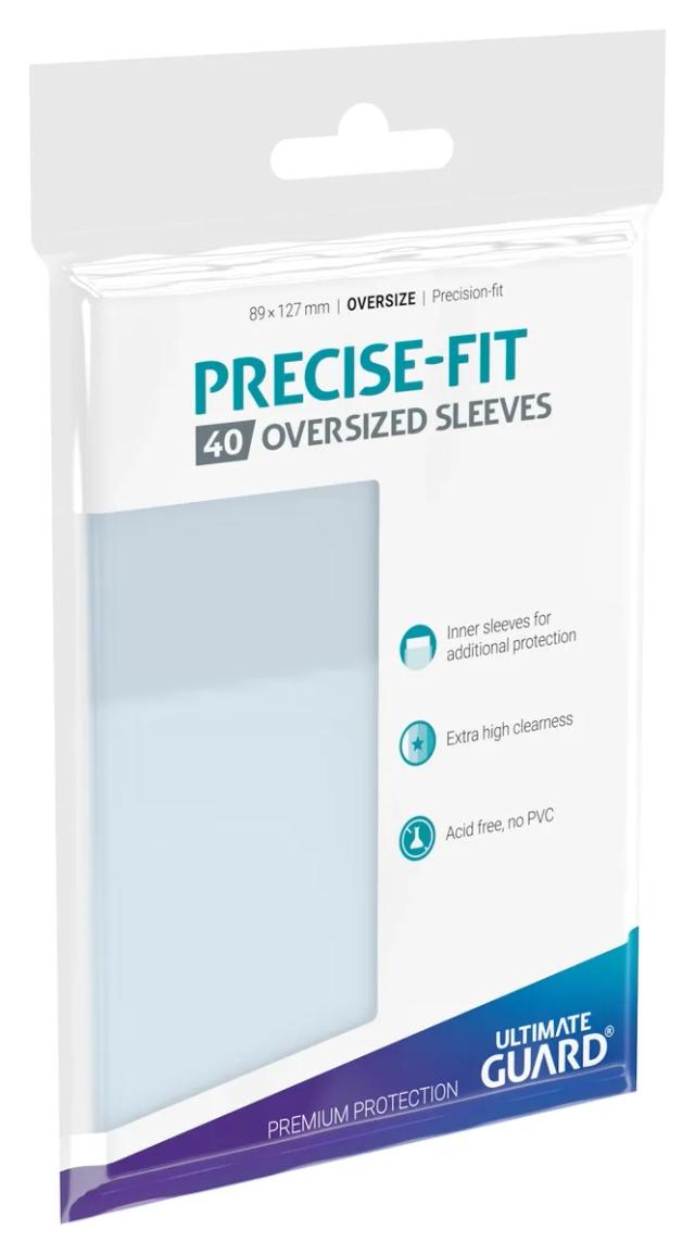 40 Ultimate Guard Precise Fit Oversized Sleeves (Translucent)