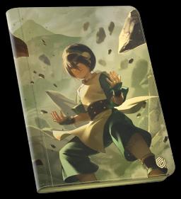 Magic: The Gathering | Avatar: The Last Airbender: "Toph" Zipfolio 360 Xenoskin 9-Pocket Binder